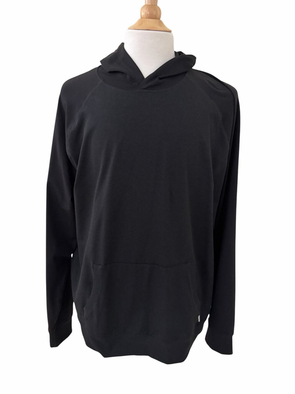 VUORI Men Black Pullover Long Sleeve Hooded Performance Sweatshirt Size XXL